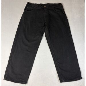 Prsn Blu Denim Made By Real Inmates USA Men's Jeans Black  Size 40x30 Cotton
